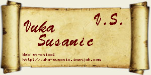 Vuka Susanić vizit kartica